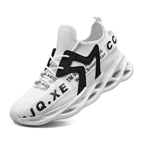  Summer New Men's Flat White Sneakers Men's Fashion Running Shoes Korean Men's Mesh Shoes