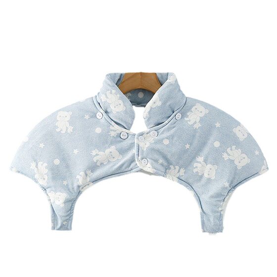 Men's and women's autumn and winter shoulder protection waistcoat sleeping warm cold-proof cervical support artifact maternal confinement nursing shawl thick