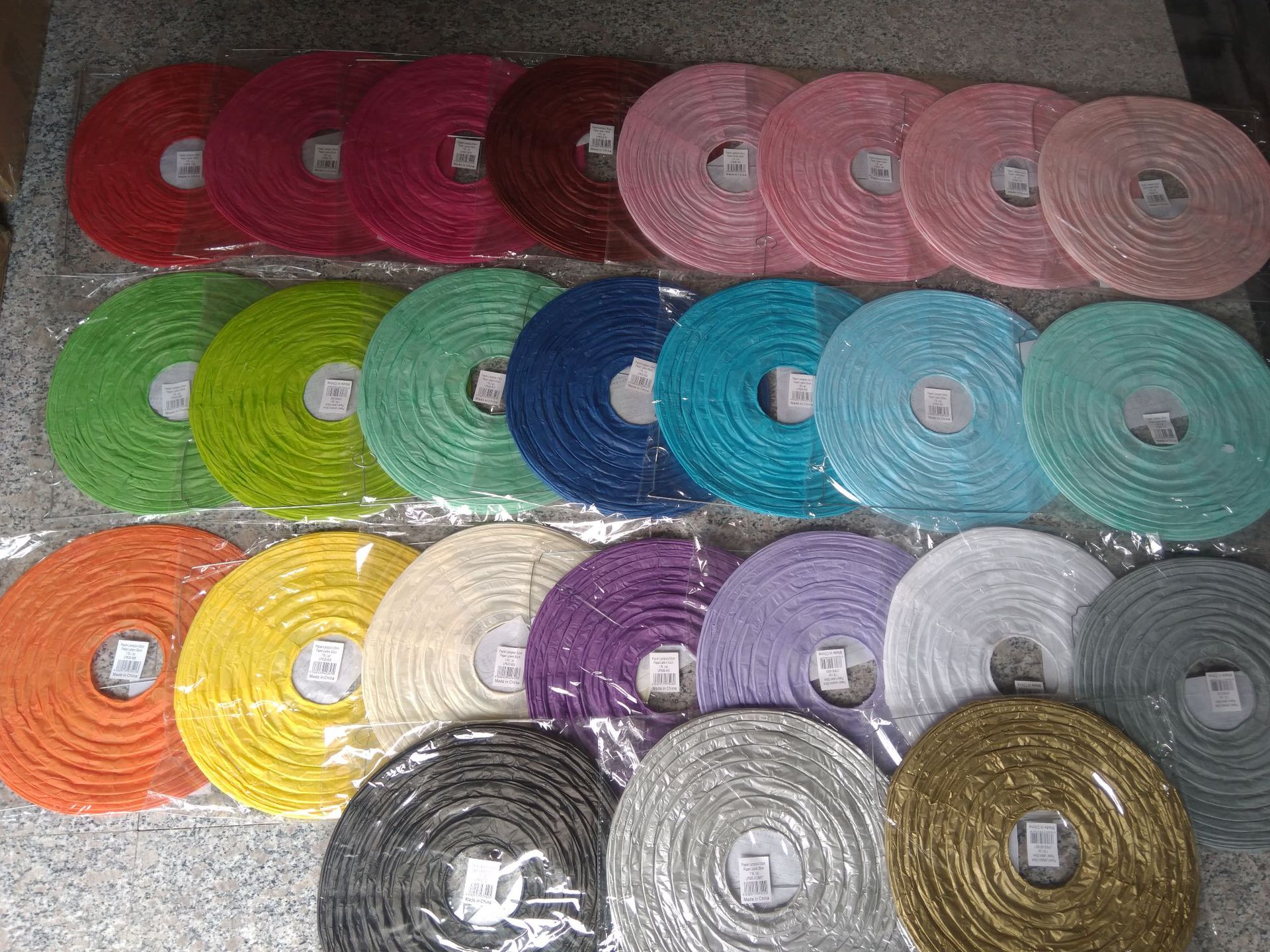 12 Inch Paper Lanterns