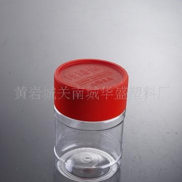 厂家批发 300ml塑料瓶 PET透明糖果罐 B-88异形斜口罐瓶