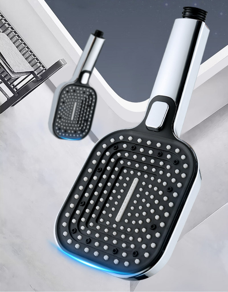 Shower head top spray bath set, three-speed pressurized nozzle, cross-border handheld simple square large panel canopy undefined