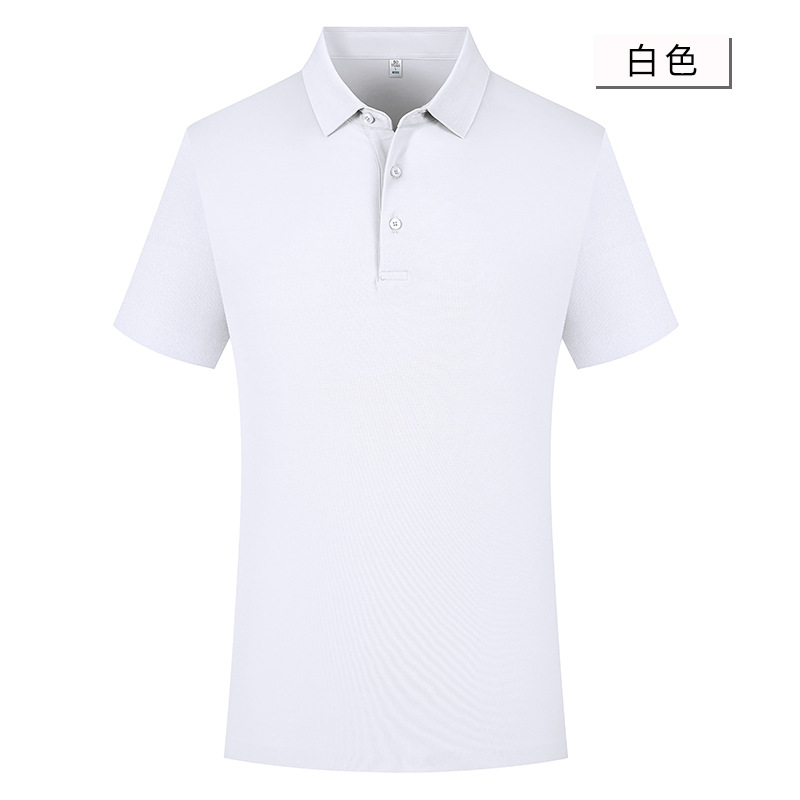 Camiseta polo de manga corta para hombre, estilo business, elástica, fresca al tacto, de 60 unidades, con un toque de alta gama, hecha a medida.
