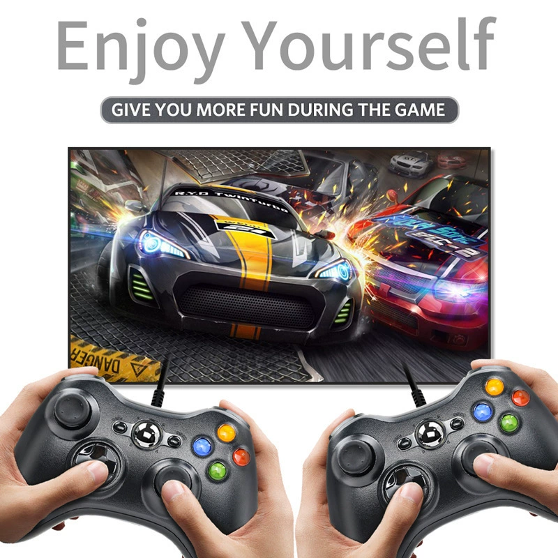 Совместимый с консолью Xbox 36 проводной контроллер для ПК с вибрацией, голый