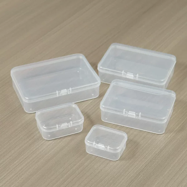 Transparent PP Rectangular Full Empty Box Business Card Bank Card Dustproof Storage Box Soap Tablet Wax Grain Plastic Packaging Box