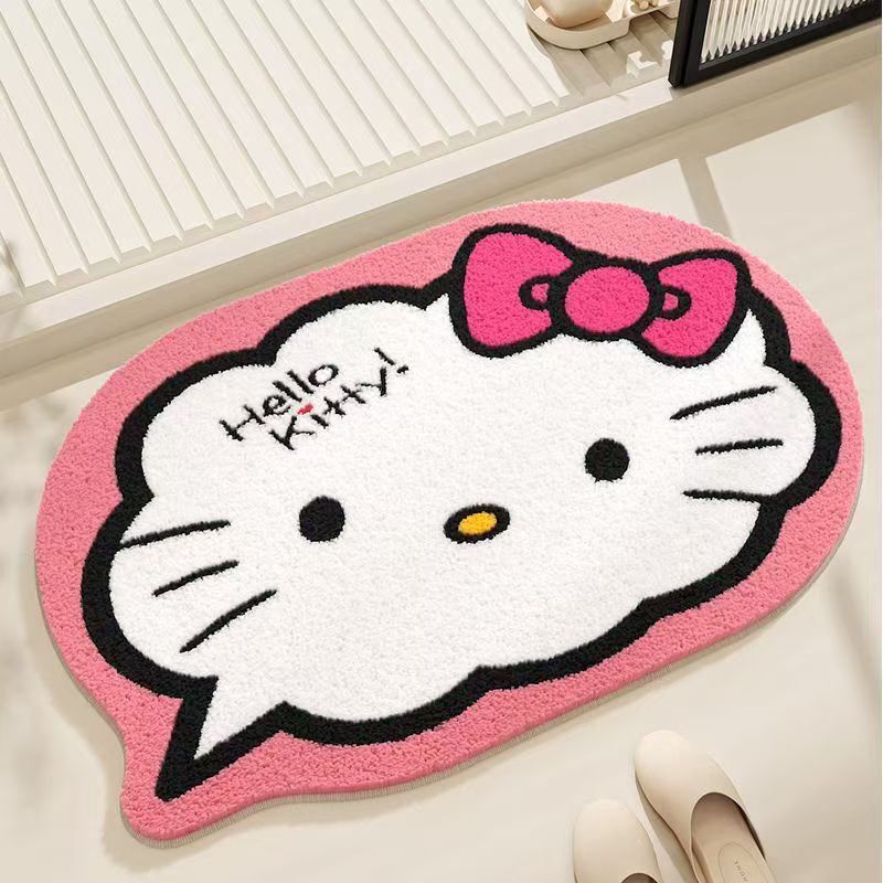 hellokitty凯蒂猫浴室地垫可爱卡通少女卧室装饰地垫隔凉脚垫代发|undefined