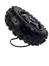 10寸11寸单边轴轮毂电机轮椅电机电动车卡丁车越野真空轮胎电机