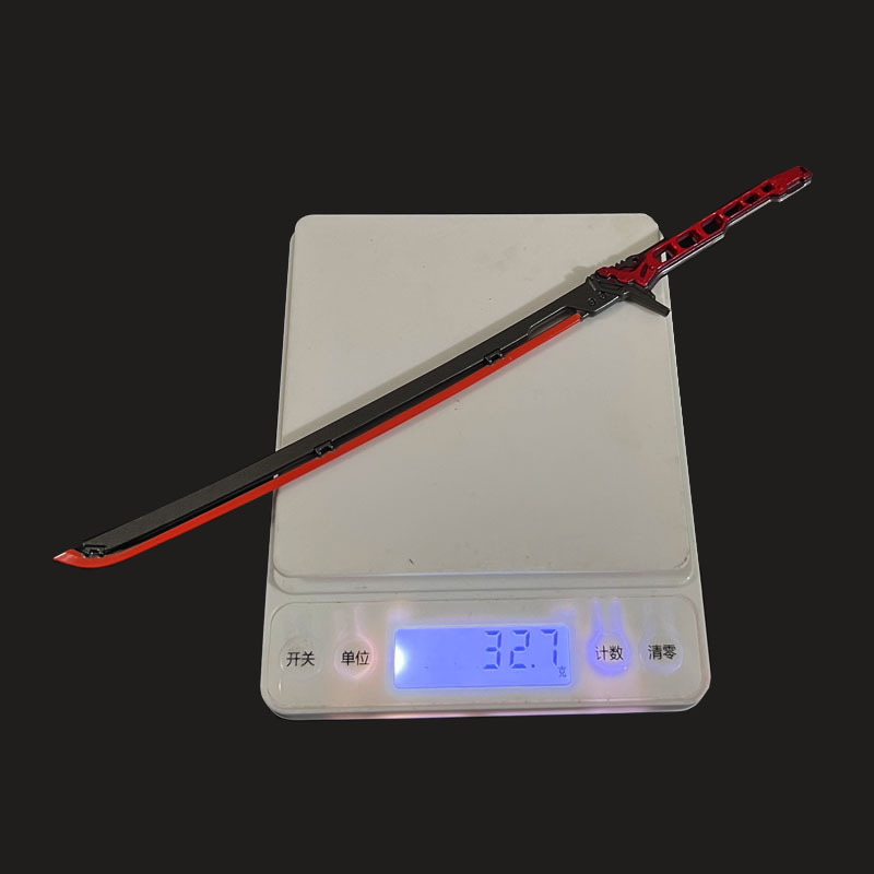 暗区赛博朋克2077热能武士剑武器模型合金兵器摆件刀剑玩具周边|undefined