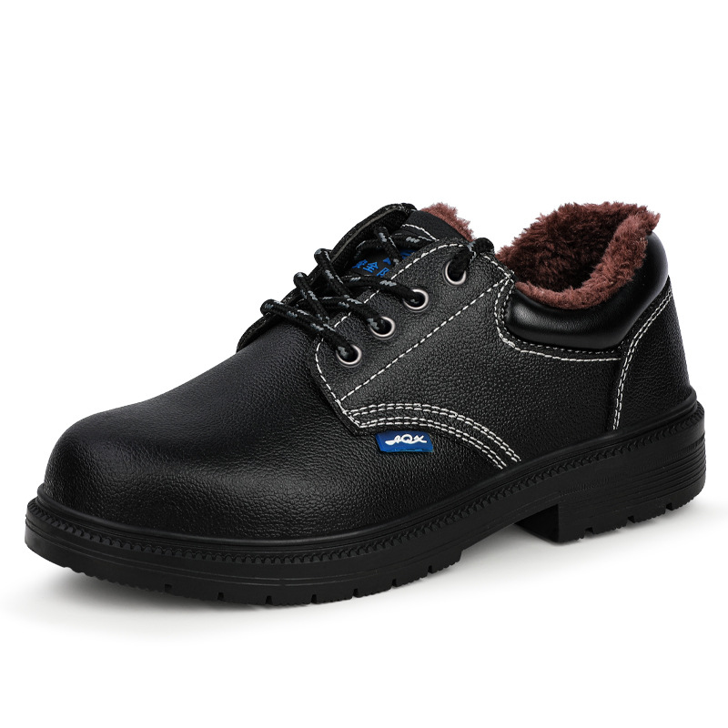 Nuevos zapatos de protección laboral de alta temperatura anti-golpe anti-perforación de cabeza de acero anti-desgaste zapatos de trabajo de cuero de vaca
