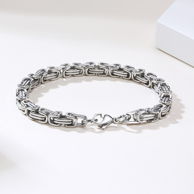 Imperial Bracelet For Men High-end Cuban Chain Titanium Steel_voghion.com