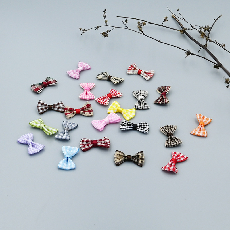 2.8cm Plaid Ribbon Bow DIY Materials for Clothing Accessories, Hair Accessories, Toys, Socks, and Gift Box Decoration 2.8cm Plaid Ribbon Bow DIY Materials for Clothing Accessories, Hair Accessories, Toys, Socks, and Gift Box Decoration