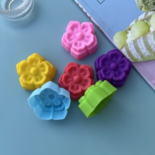 3cm new three-dimensional orchid silicone mold new orchid cake jelly pudding candle epoxy soap muffin