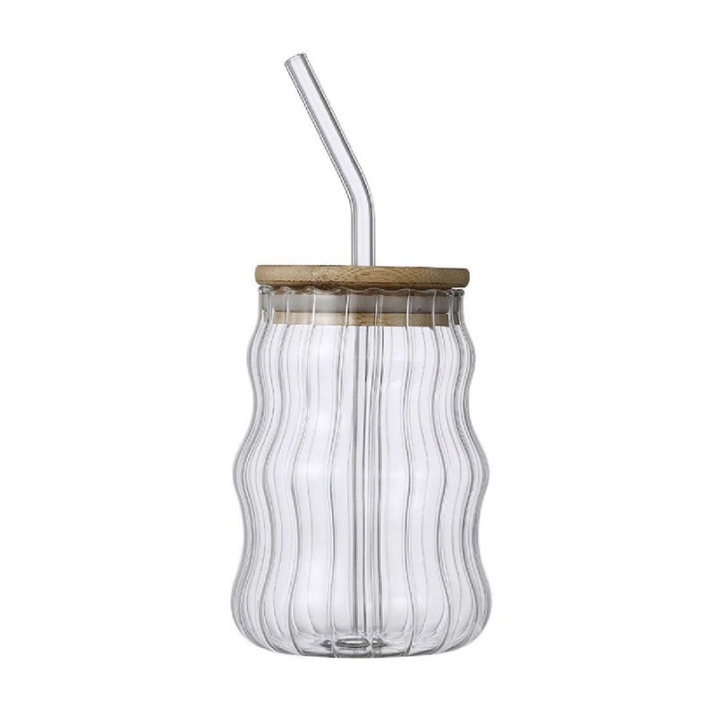 Cloud Cup Strip + tapa de madera + straw