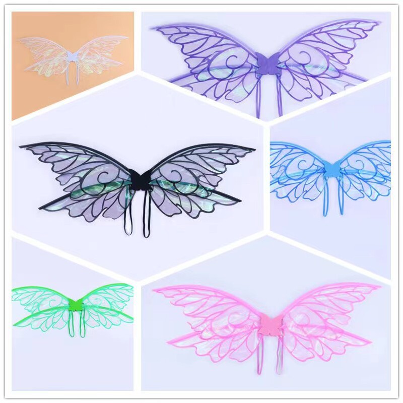 Party Cos Performance Halloween Wings Props Back Decoration Angel Wings Butterfly Wings Elf Wings Kidsren Cross-Border