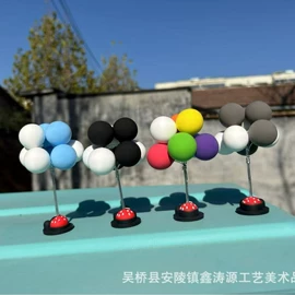 汽车摆件;泥塑工艺品;场地布置道具