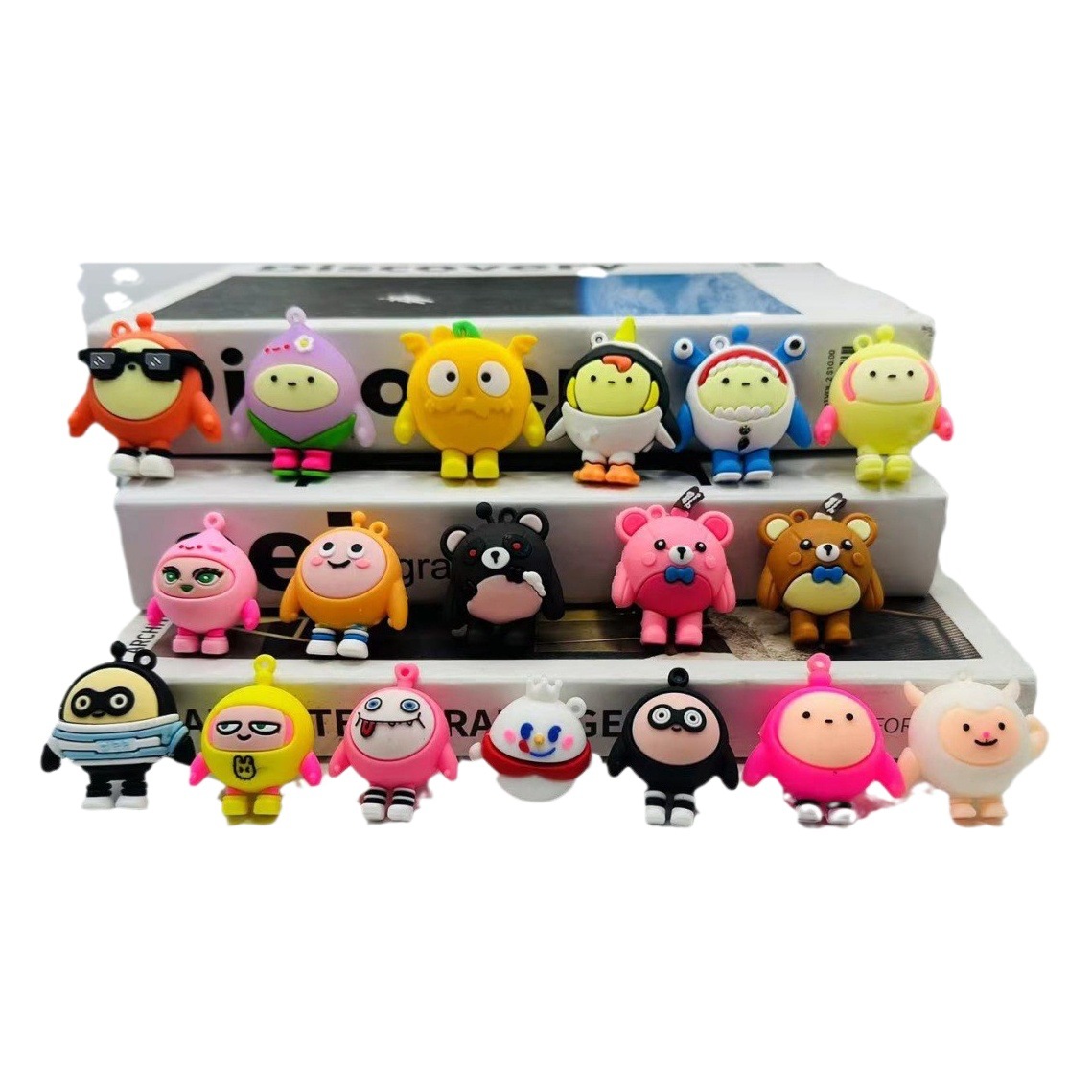 Cartoon Cute Egg Boy Party Keychain Doll Pendant Jk Girl Egg Boy Party Doll Archaeological Doll Small Gift