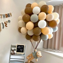 风飘空热气球宝宝生日装饰婚房婚庆用品店铺开业橱窗布置圆形