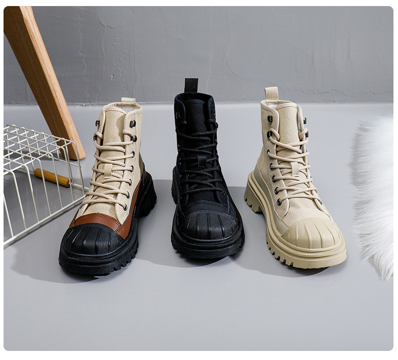 Martin Boots For Women - Comfortable Ankle Boots With Thick Sole_voghion.com