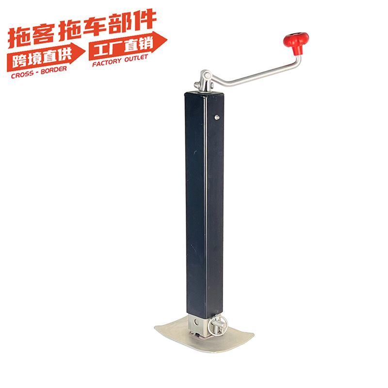 8000磅3.6吨顶摇重型方管拖车房车千斤顶平衡双节提升平板支腿撑