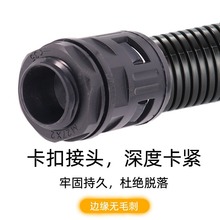 德制PG牙快速直插式波紋管快插尼龍電線軟管接頭AD10AD12AD14AD18