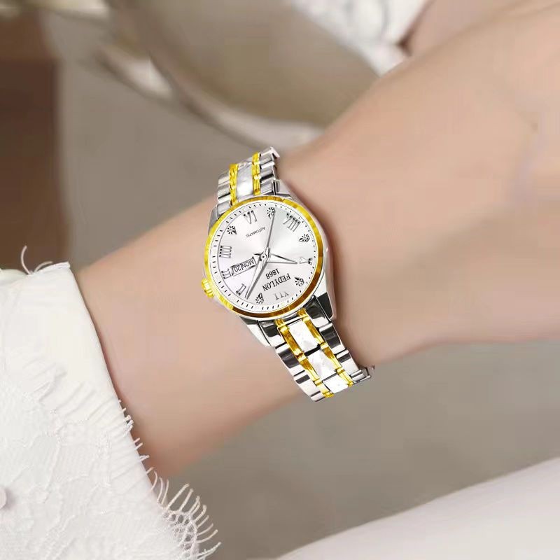 Vertilan Watch Women's Niche Accessible Luxury Women's 2023 New Elegant Fully Automatic Quartz Women's Watch