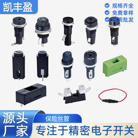 深圳保险丝座保险丝管插片式保险丝底座面板式保险丝管座