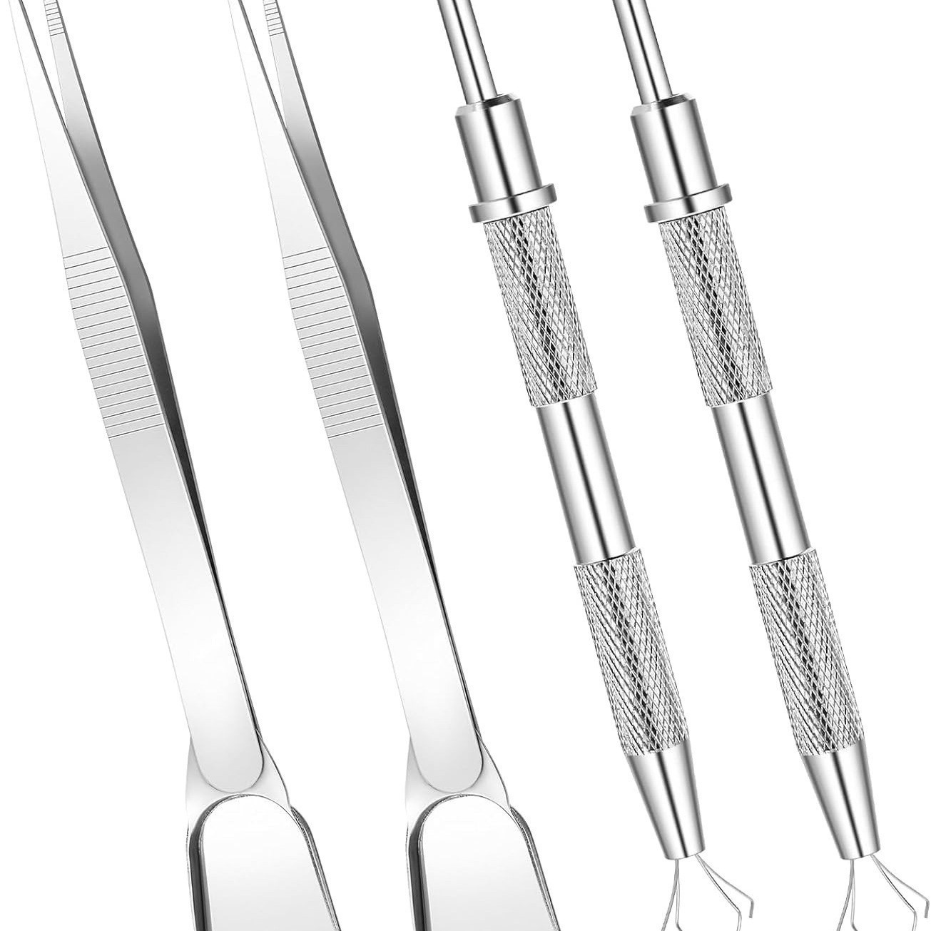 珠宝带铲镊子2个抓取器2个四件组合宝石夹珠宝钻世海绵夹取套装