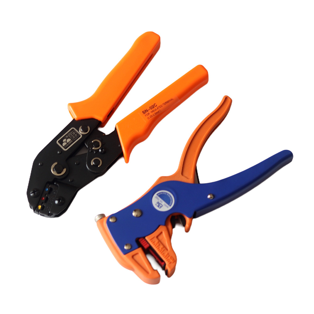 多功能剥线钳电线剥皮电工压接钳电缆剪光纤剥线压线断线手动工具