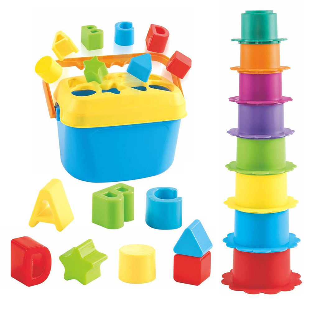 Educación temprana transfronteriza para niños tambor de mano para bebés masculinos y femeninos forma emparejada piscina de arena cognición de bloques de construcción jugando con agua herramienta de arena