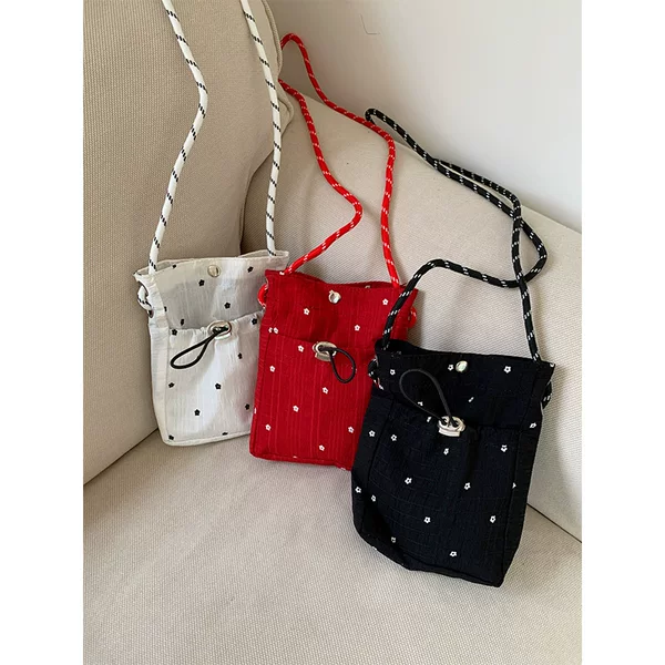 Pleated Cloud Bag for Women 2026 New Korean Style Summer Versatile Casual Gentle Sweet One-Shoulder Cross-Body Mobile Phone Bag