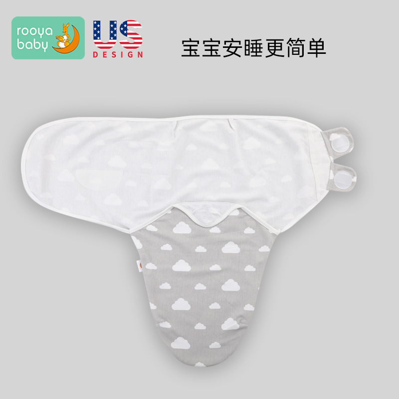 Edredón de algodón puro Four Seasons universal anti-kick toalla edredón anti-shock Toalla de pañales para bebés recién nacidos saco de dormir para bebés