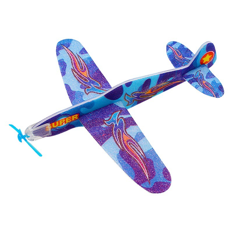 Креативные детские игрушки Маленькая Подарочная модель в сборе Волшебные качели самолет из пенопласта и бумаги самолет для толкания подарков