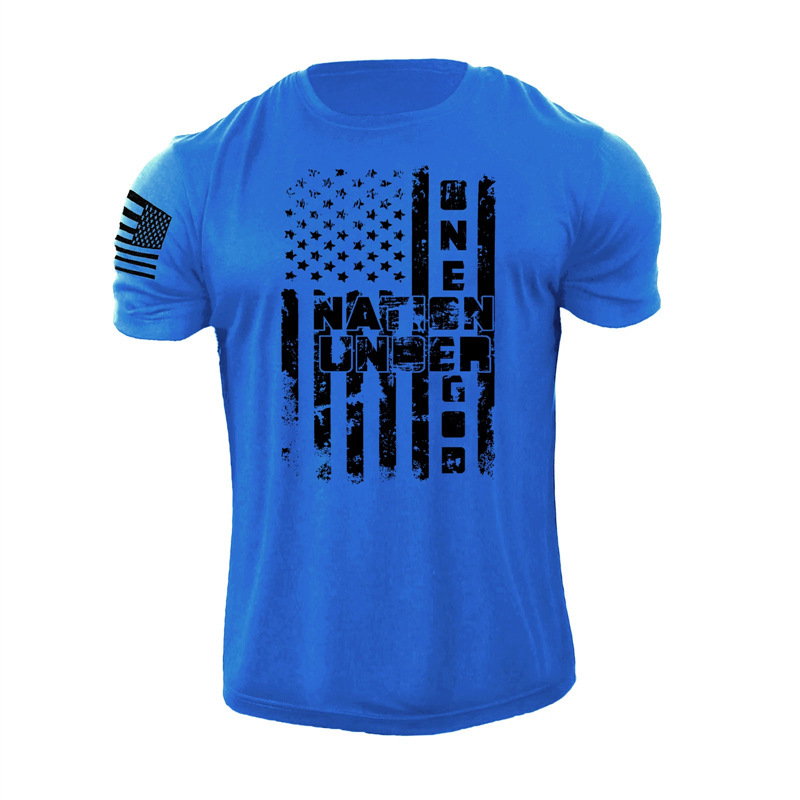 Patriotic_T Shirt National Flag t New Style_T Shirt_American Print Year_2025 Men's Foreign Trade t Patriotic_T Shirt National Flag t New Style_T Shirt_American Print Year_2025 Men's Foreign Trade t