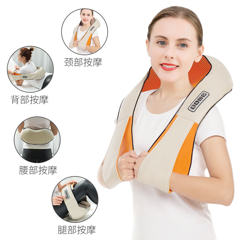 Kneading massage shawl, multifunctional home neck massager, shoulder shawl massager, electric neck and shoulder massager