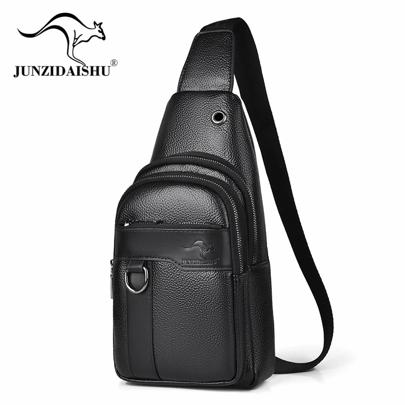 Polyurethane chest bag, bag strap one shoulder, trend sports backpack, belt bag, Korean style