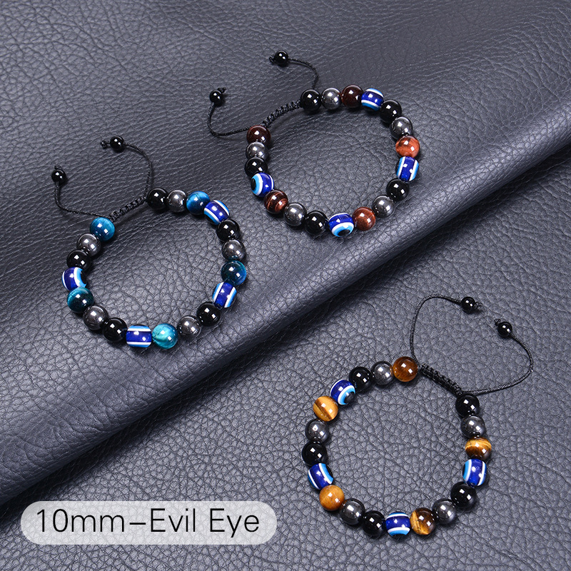 33g Weight Bracelets Classification 1 Piece Quantity 1 Piece Ethnic Style Eye Natural Stone Beaded Handmade Unisex Bracelets