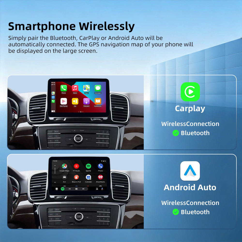 Central control large screen car navigation suitable for Mercedes-Benz GLE W166 GLS X166 2015-2019 carplay
