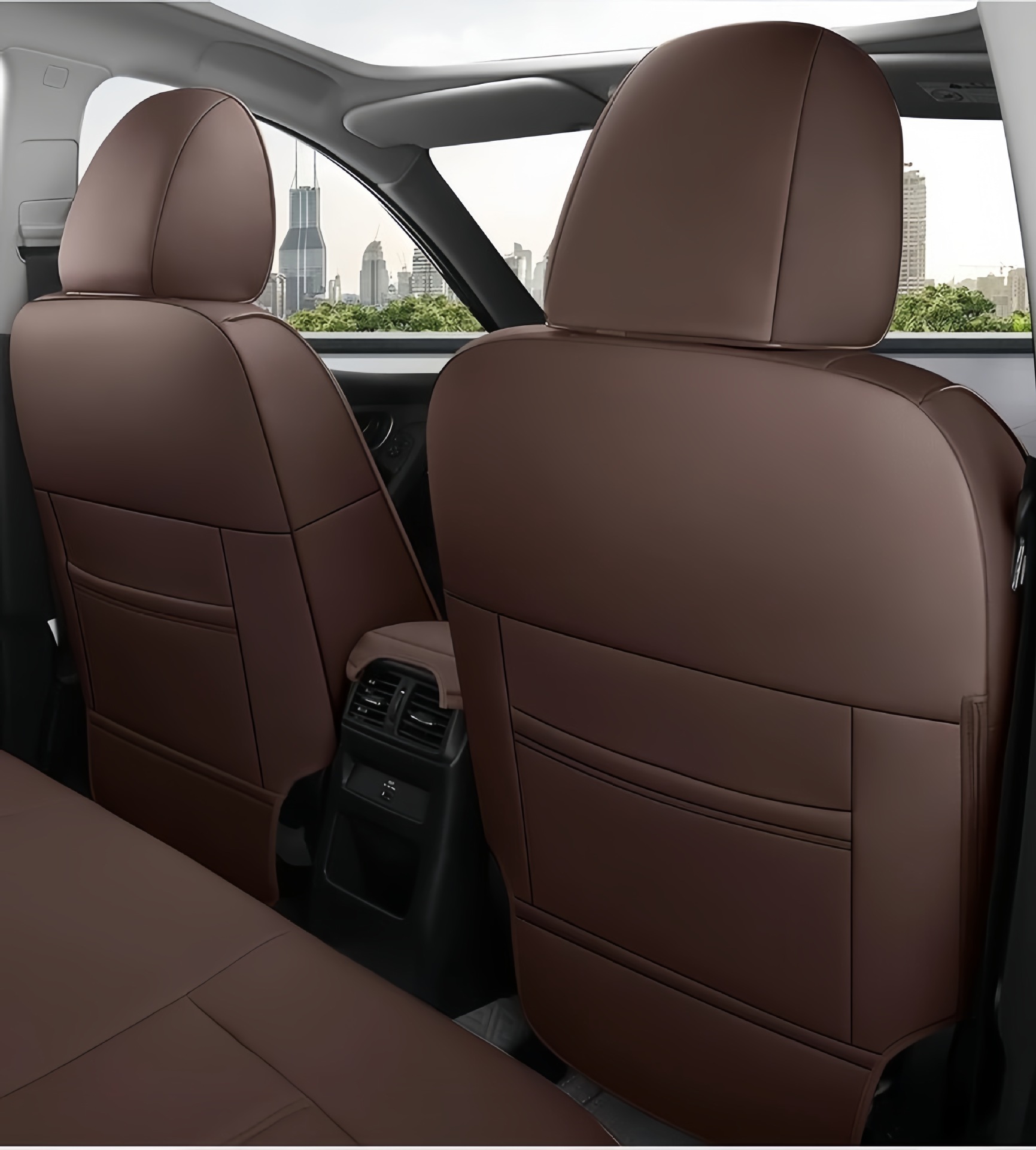 Nissan Qashqai X-Trail Glory Murano Car Seat Covers Full Leather Seat Covers Universal for All Seasons Seat Cushion Covers