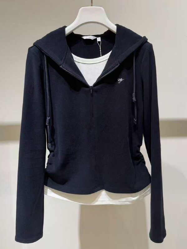 MM MaiMai 2026 Autumn New Casual Elegant Loose Slimming Knit Sweater Jacket for Women 1HA201401 MM MaiMai 2026 Autumn New Casual Elegant Loose Slimming Knit Sweater Jacket for Women 1HA201401