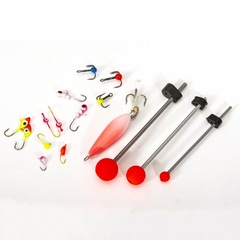 Amazon Cross-border Winter Ice Fishing Kit Ice Fishing Rod Spring Thin Ice Fishing Hook Line Set Wholesale