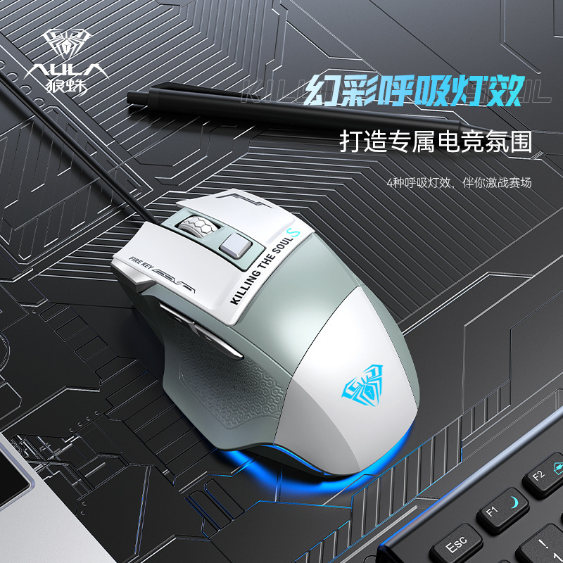 狼蛛S12 悪霊第二世代 ゲーミングマウス マクロプログラミング 有線 エスポート メカニカル LOL PUBG CF ショットアテンダント コンピューター|undefined