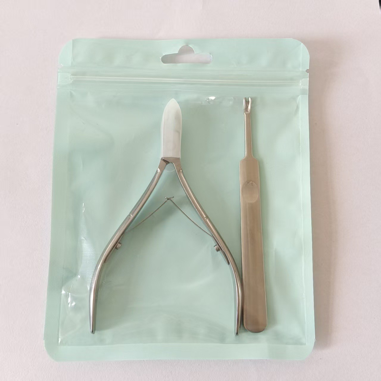 Dead skin scissors type A + dead skin fork
