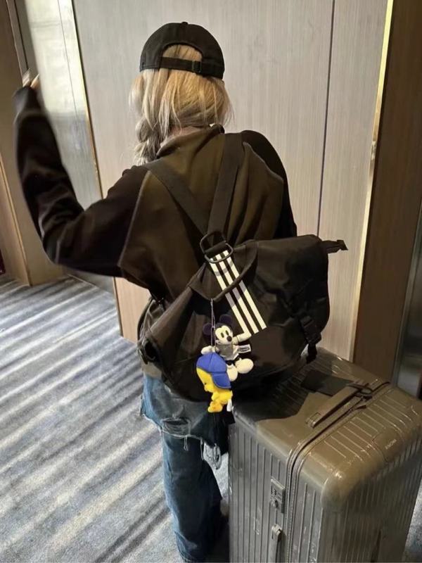 Cheers干杯 /2kアメリカン府谷ミレニアムピンクブラックブラウン多目的目立つバッグ男女スポーツビッグバッグ|undefined