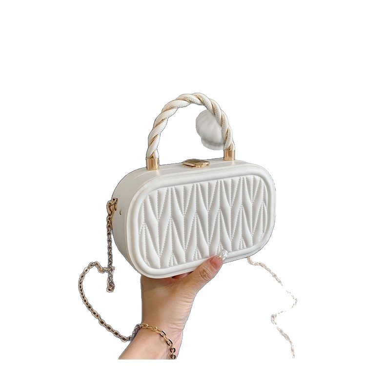 Bolsos de alta sensación para mujeres 2022 nueva moda caja de mano bolsa de maquillaje cadena de hombro bolso pequeño