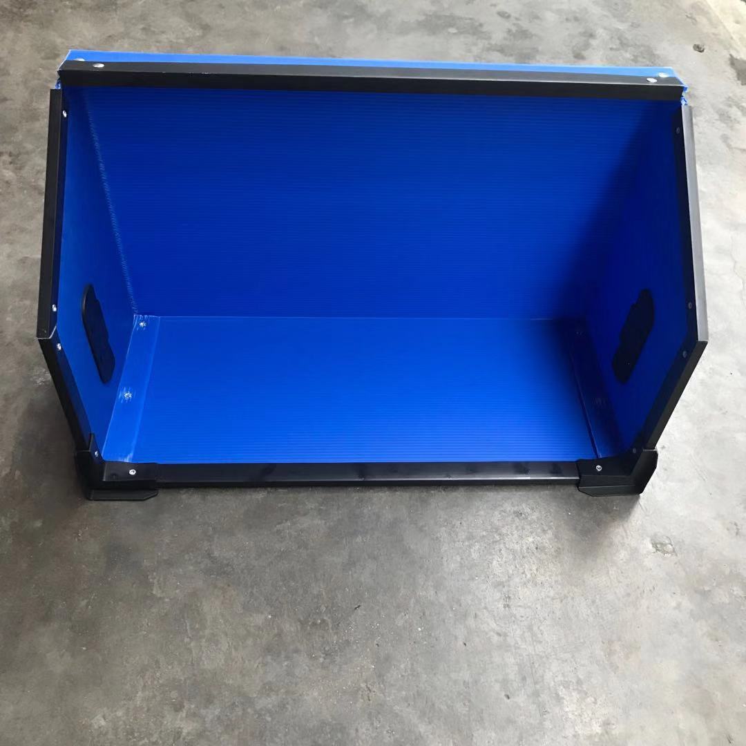 东莞供应 蓝色中空板箱 加固中空板骨架箱 中空板刀卡箱 可丝印