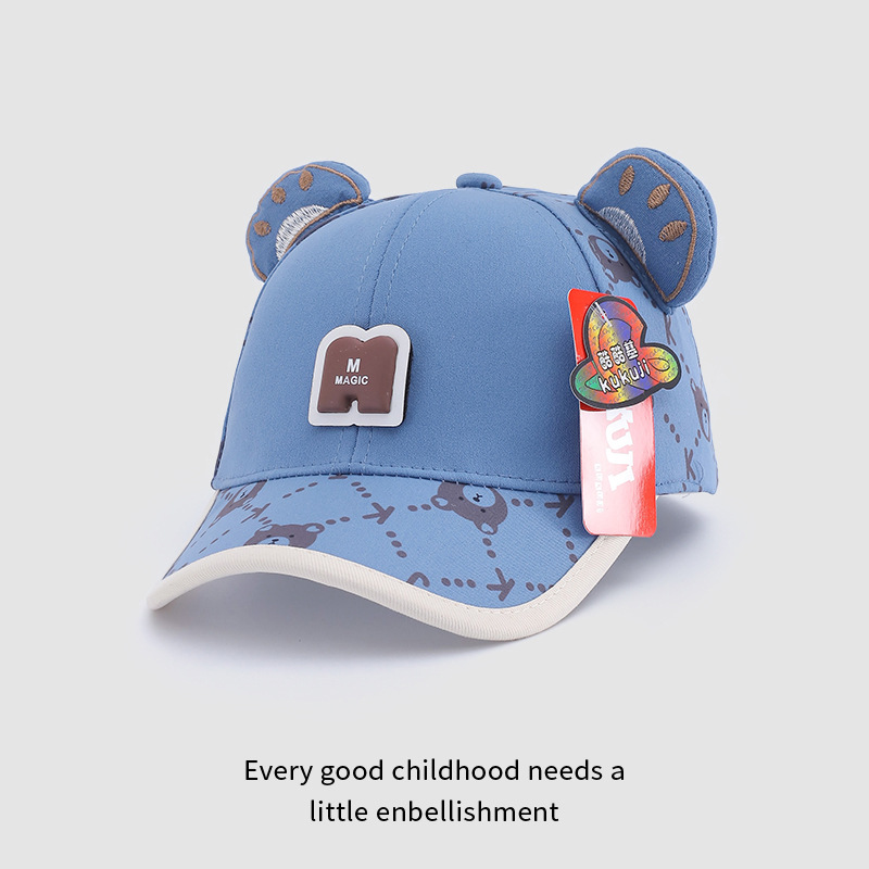 Sombreros infantiles primavera y otoño sombreros de béisbol para niños 2024 nuevo sombrero de sombra para niños encantadores