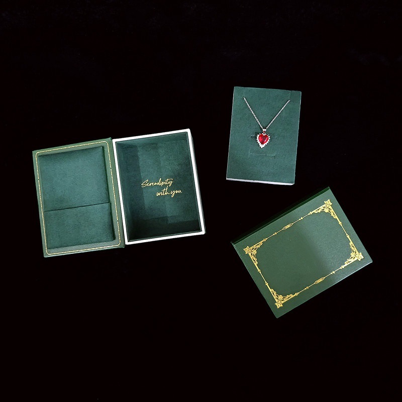 진한 청록색, 반지 상자 1개 [상자만, 다른 것은 포함되지 않음]