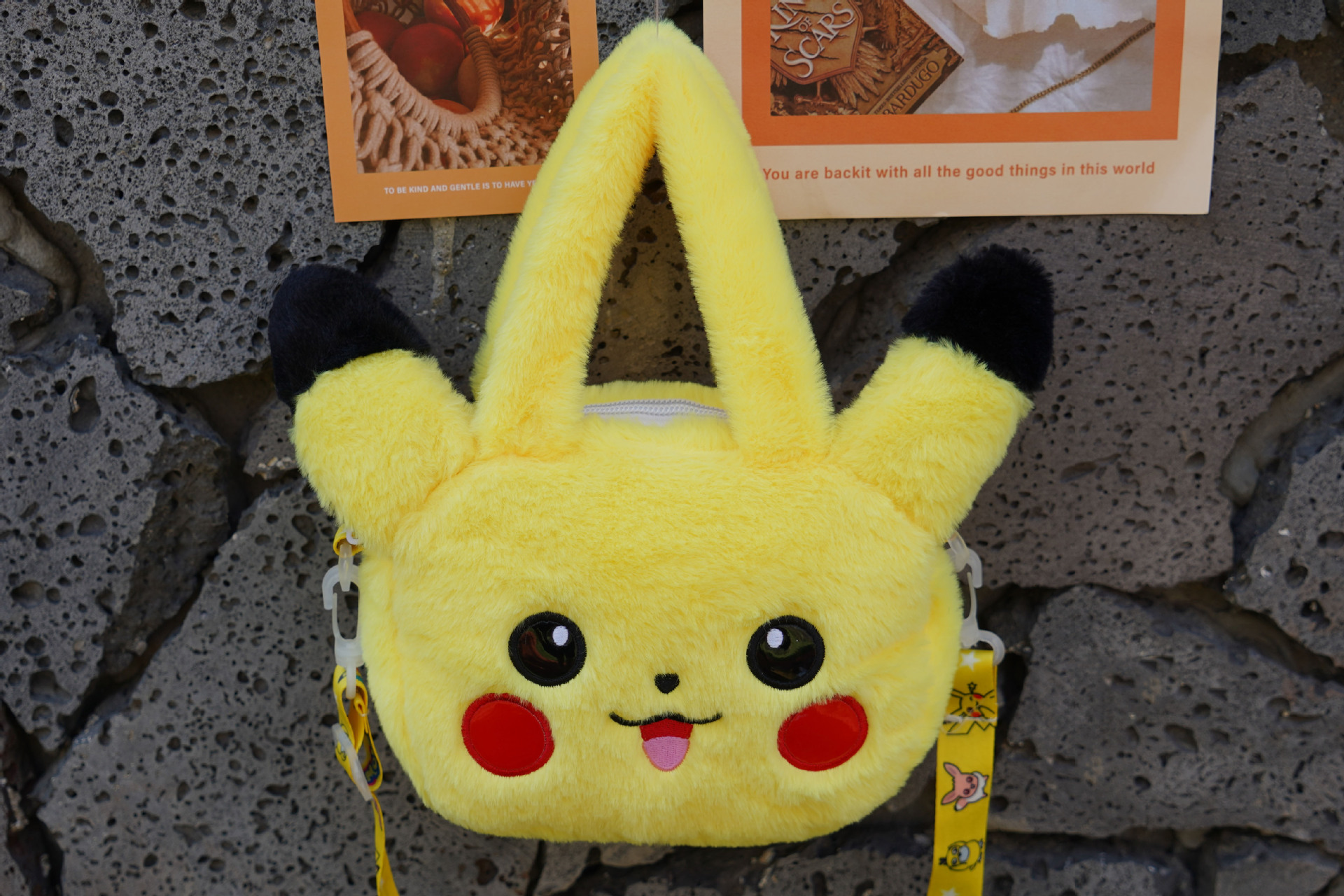 Juguete de peluche Muñeca de agarre de 8 pulgadas Cute Yugui Dog Bolsa diagonal Dibujos animados Melody Girl Heart Kulomi Bag