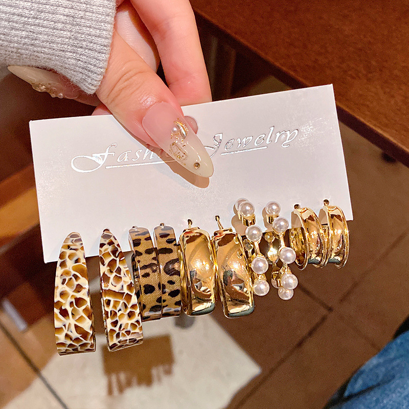 S925銀針精致ジルコン養耳セット小ピアス