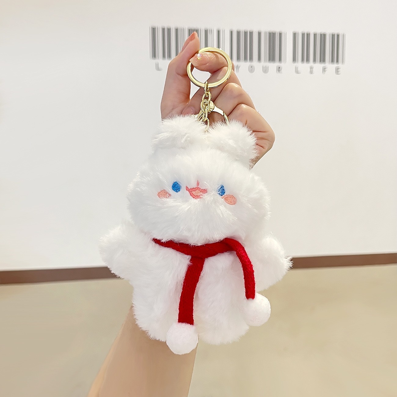 Cuatro pulgadas muñeca máquina colgante felpa llavero lindo muñeca mochila adornos grab máquina muñeca regalo al por mayor