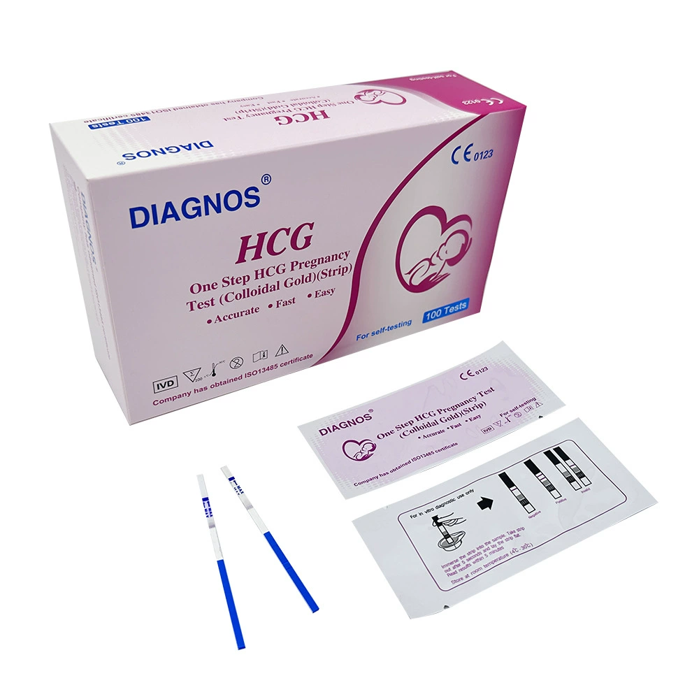 Заводская поставка тест-полосок для раннего определения беременности (100 шт./упаковка)